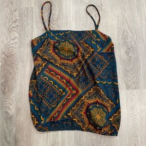 NWT Evereve Allison Joy Multicolor Geometric Camisole Size XS